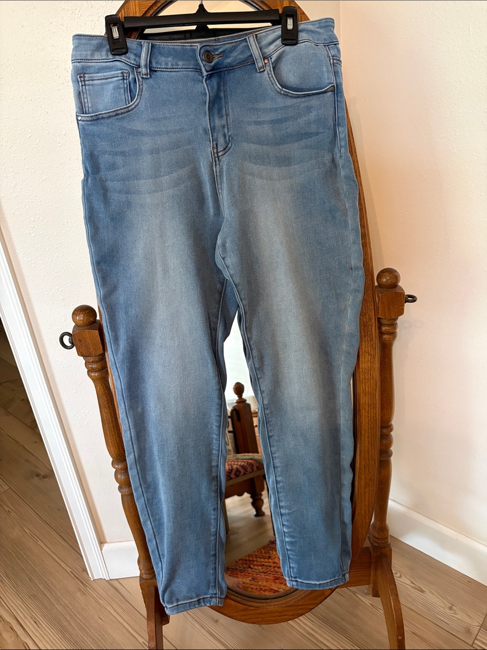 Light Blue Women's Stretch Denim Jeans